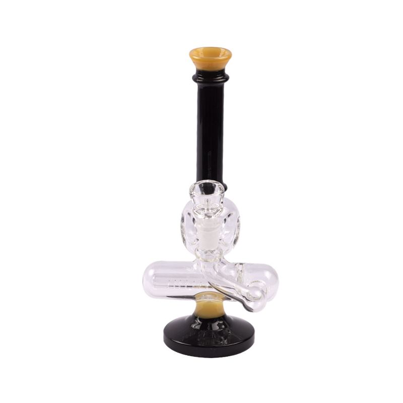 BONG Black n Yellow Glass