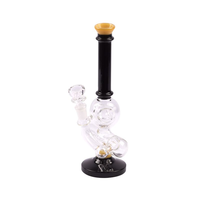 BONG Black n Yellow Glass