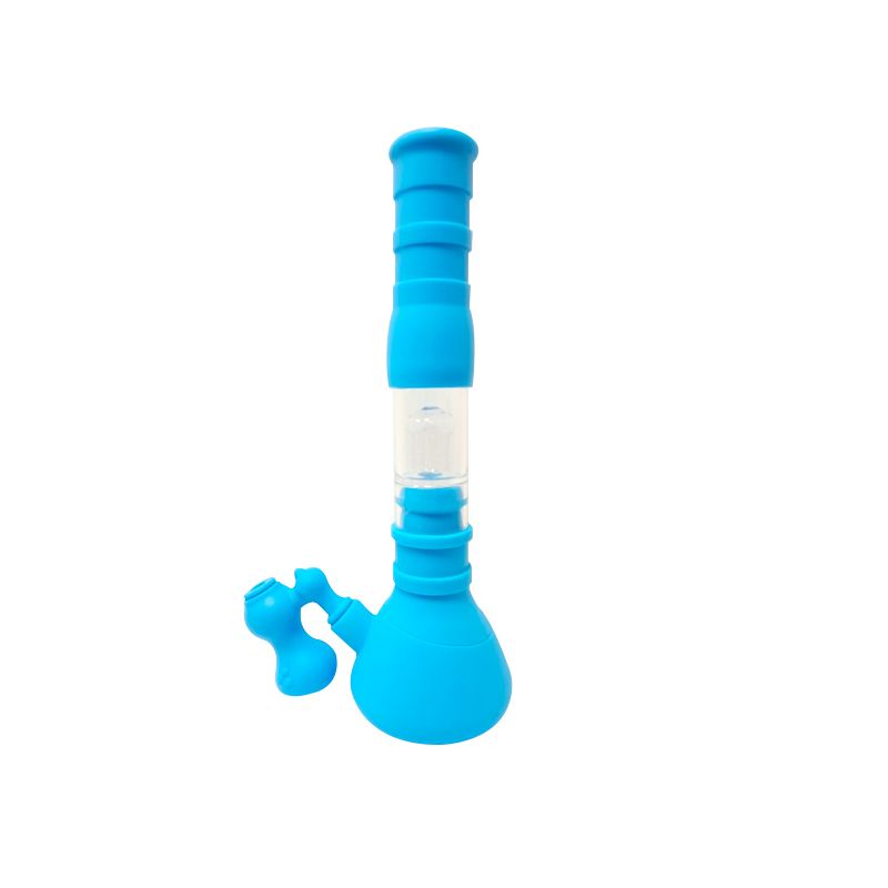 BONG SILICONA BIG WATER PIPE Celeste