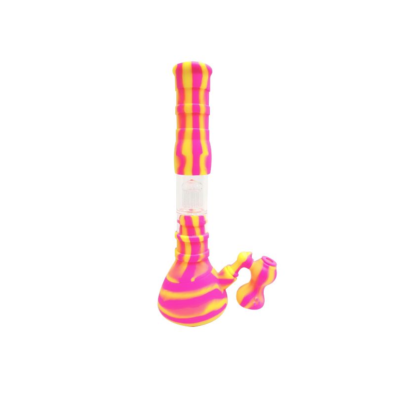 BONG SILICONA BIG WATER PIPE Rosa