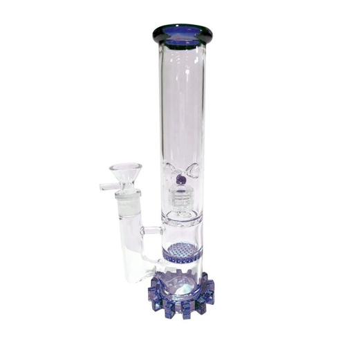 [s012] BONG GEAR BLUE GLASS