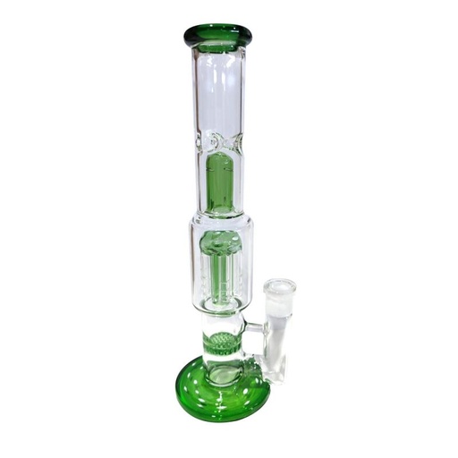 [s07] BONG ICE BAKER GREEN GLASS